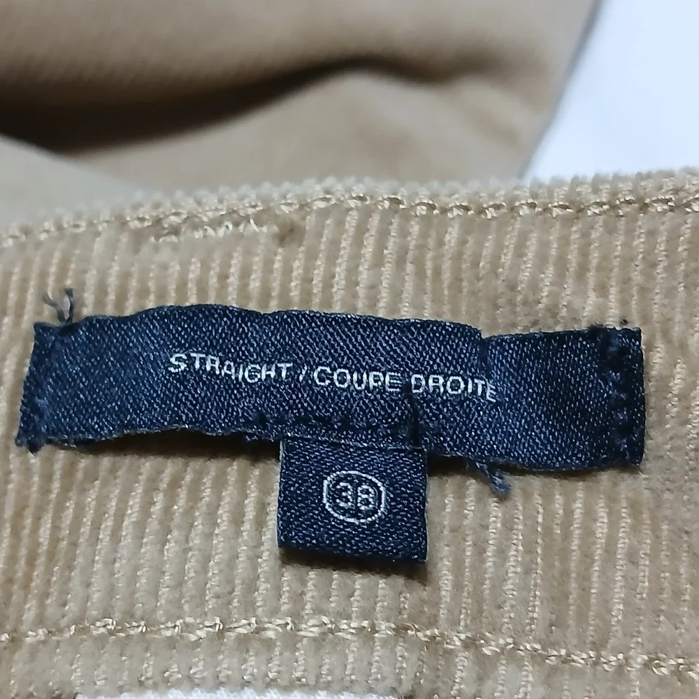 Dockers Mens Jean Cut Straight Fit All Seasons Tech Corduroy Pants 38x30‎